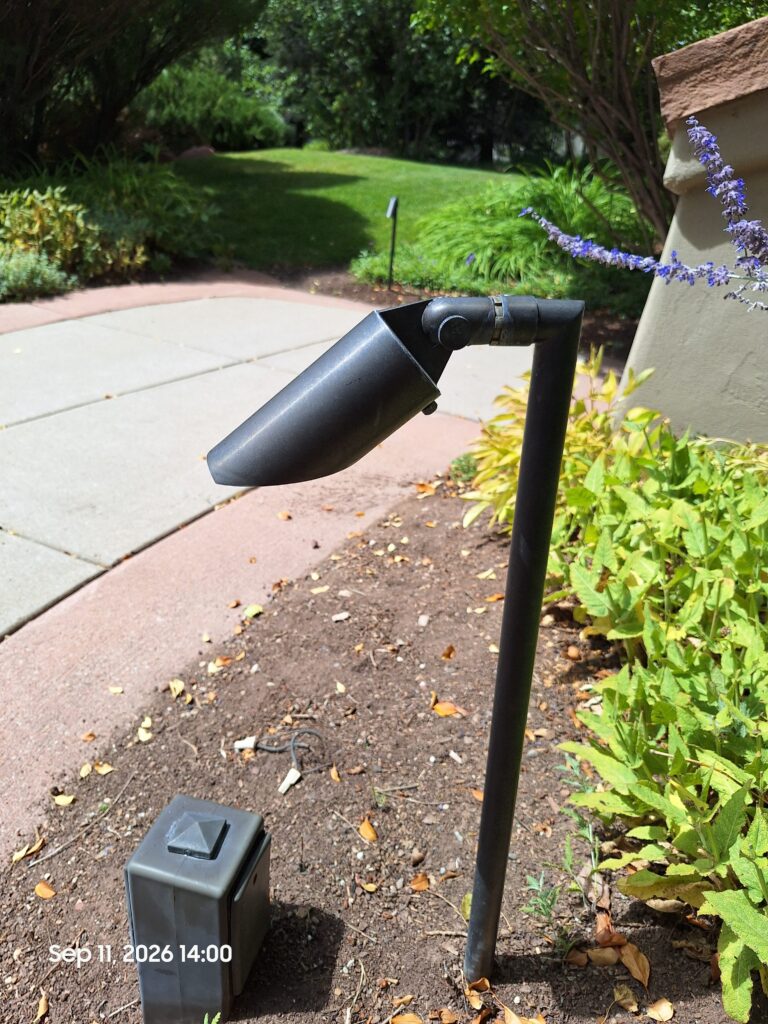Landscape lighting repair in Aspen Colorado